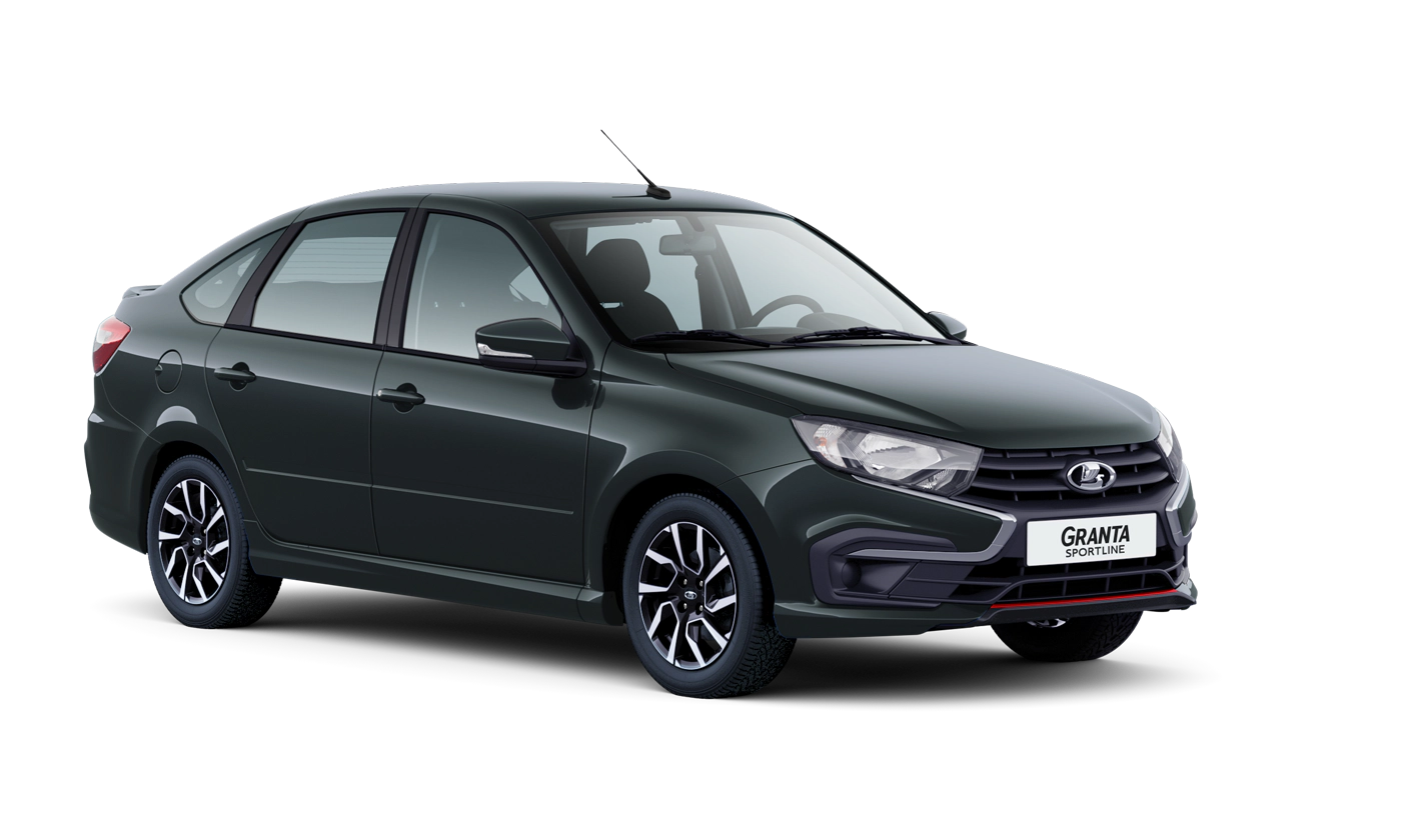 Цвет Серебристо - LADA Granta Sportline лифтбек
