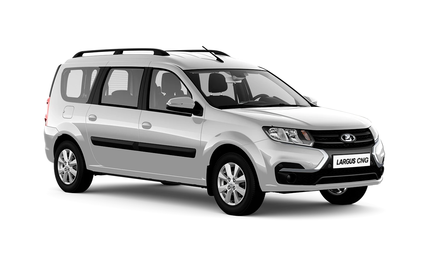 Цвет Серебристый - LADA Largus Универсал CNG