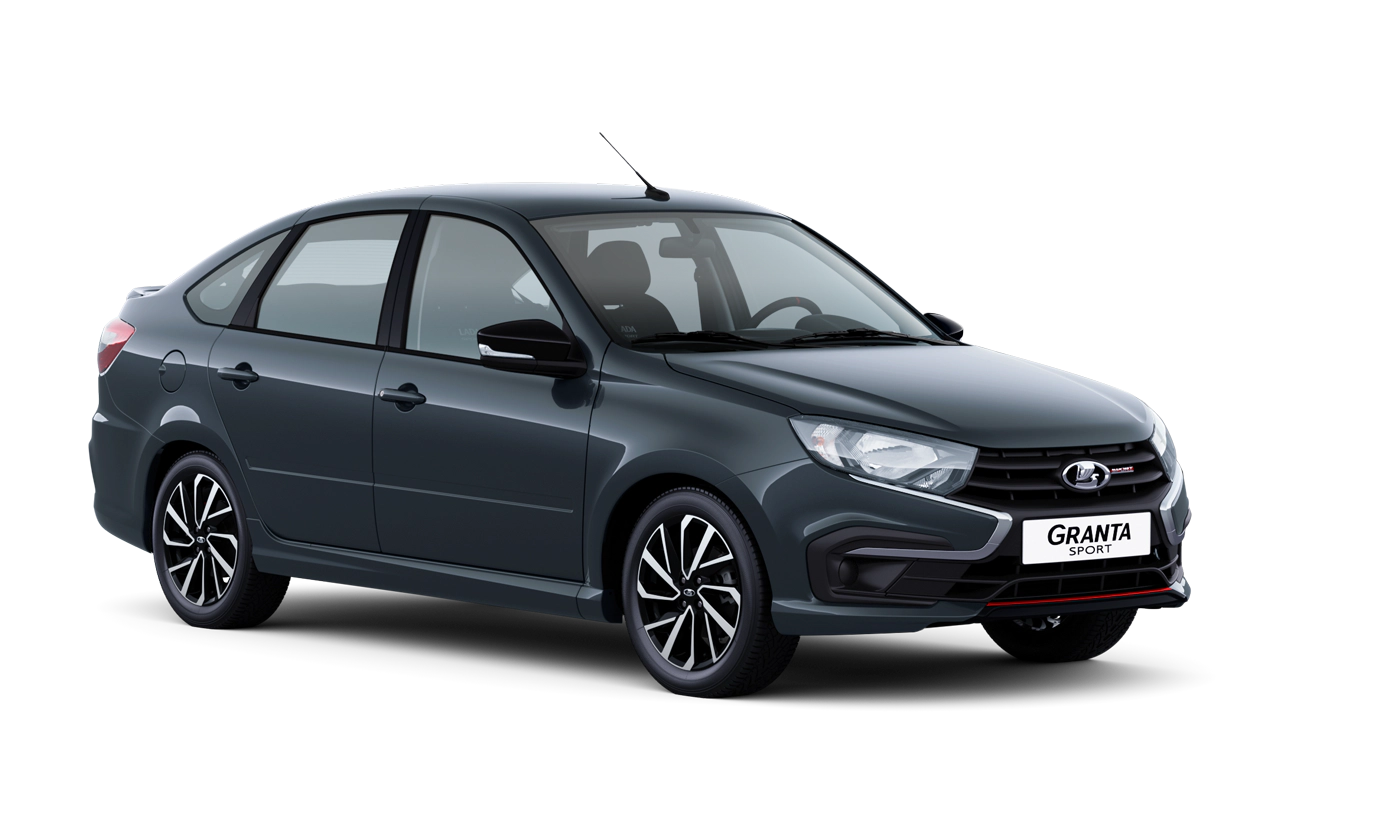 Цвет Серебристо - LADA Granta Sport лифтбек
