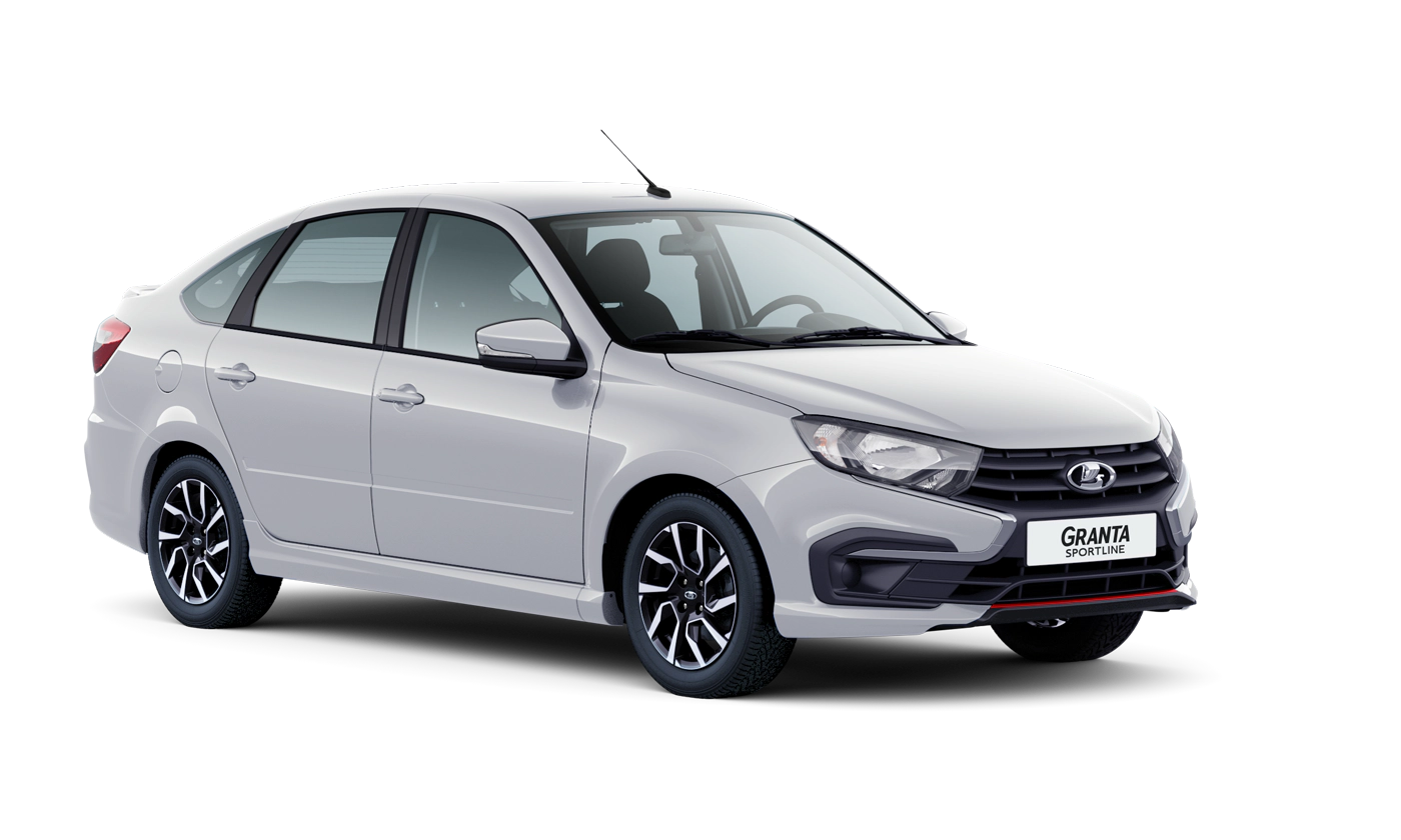 Цвет Ледниковый - LADA Granta Sportline лифтбек
